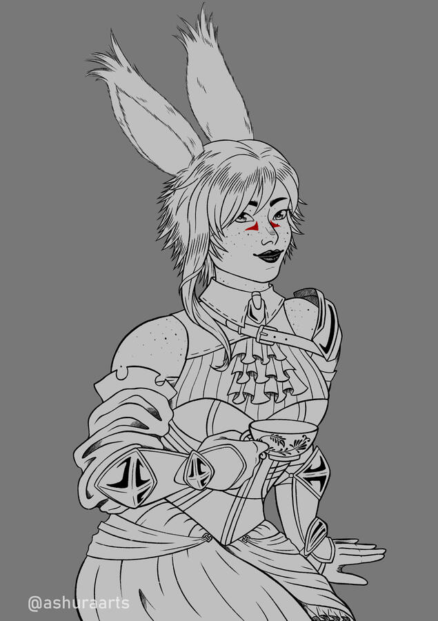 By Ashura Arts. Tea time!