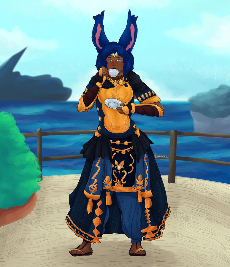 By Ham. Alis on tea break