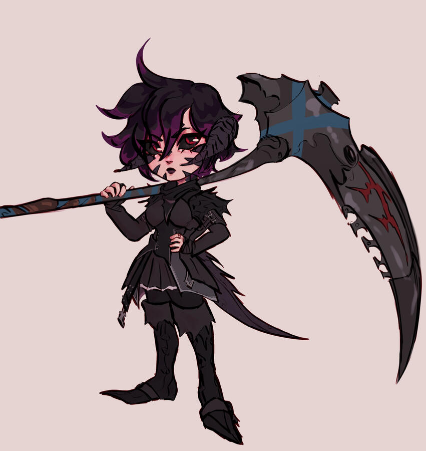 By@Mothley_Cruee. Miyuki the Reaper.