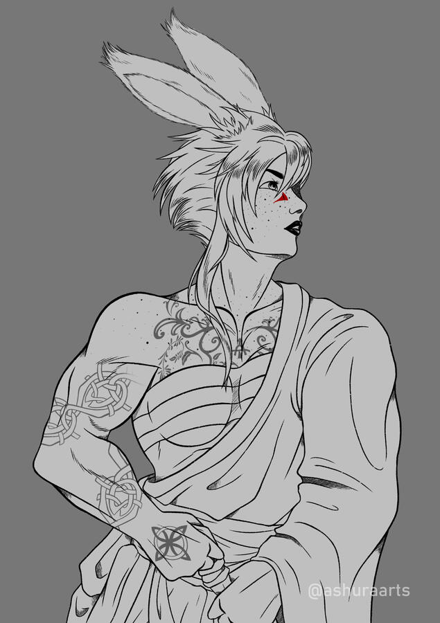 By Ashura Arts. Yukata pose!